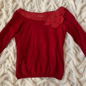 Red Moschino top